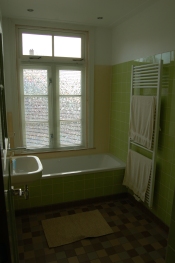 badkamer in stijl woning/ groen als thema